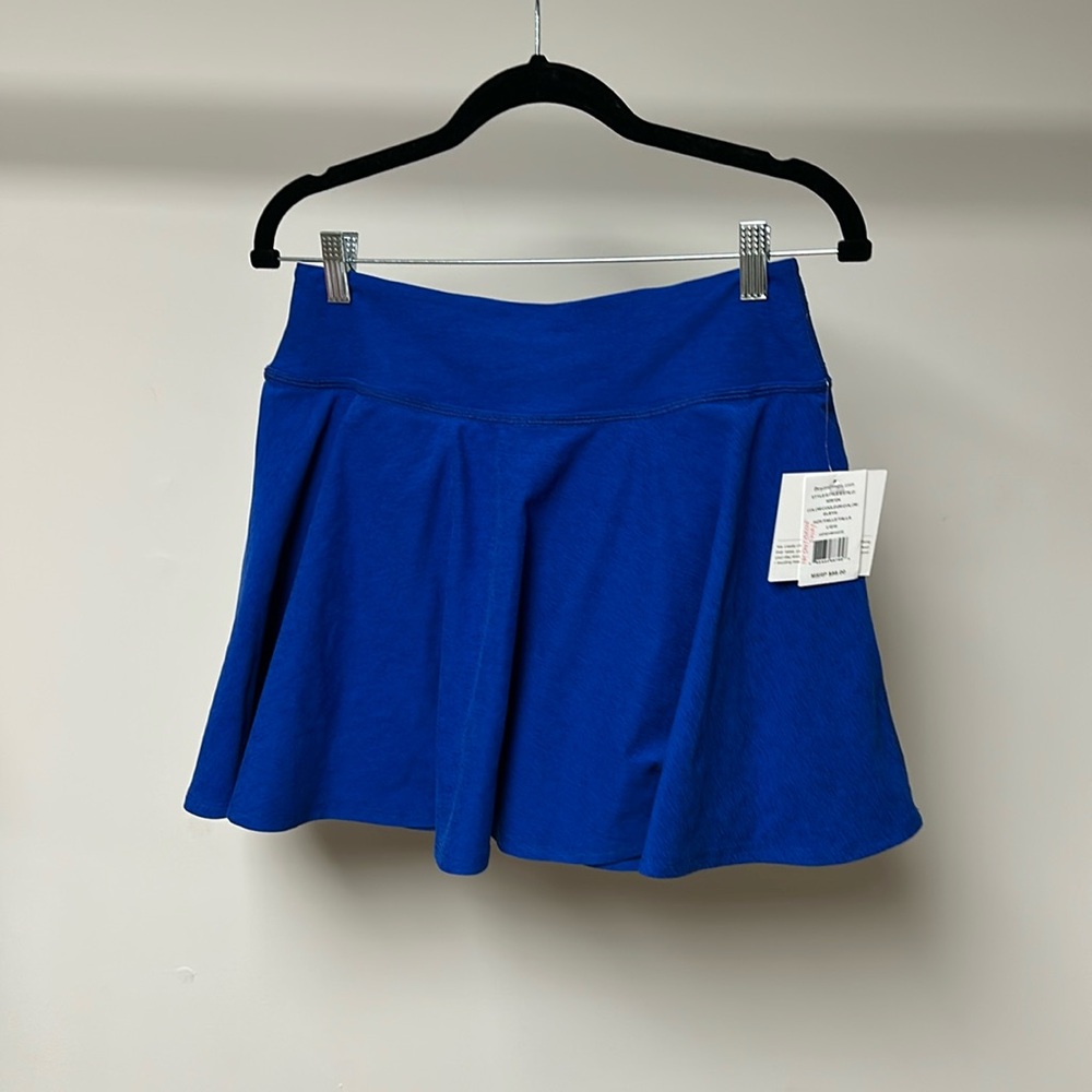 Beyond yoga hot shot circle skirt electric royal heather